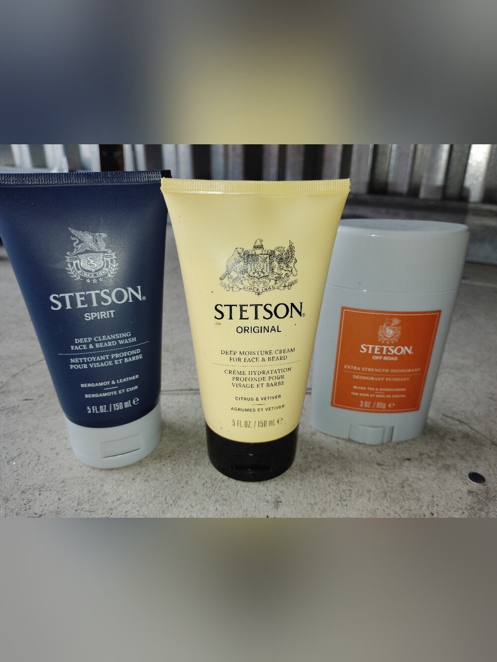 Stetson Original Men's Grooming Bath And Body Set New - Picture 3 of 3
